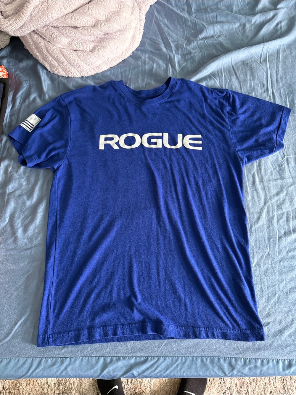 Rogue Men's Blue Logo T-Shirt